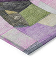Addison Rugs Jaelira Purple Washable Indoor-Outdoor Rug