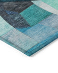 Addison Rugs Jaelira Teal Washable Indoor-Outdoor Rug