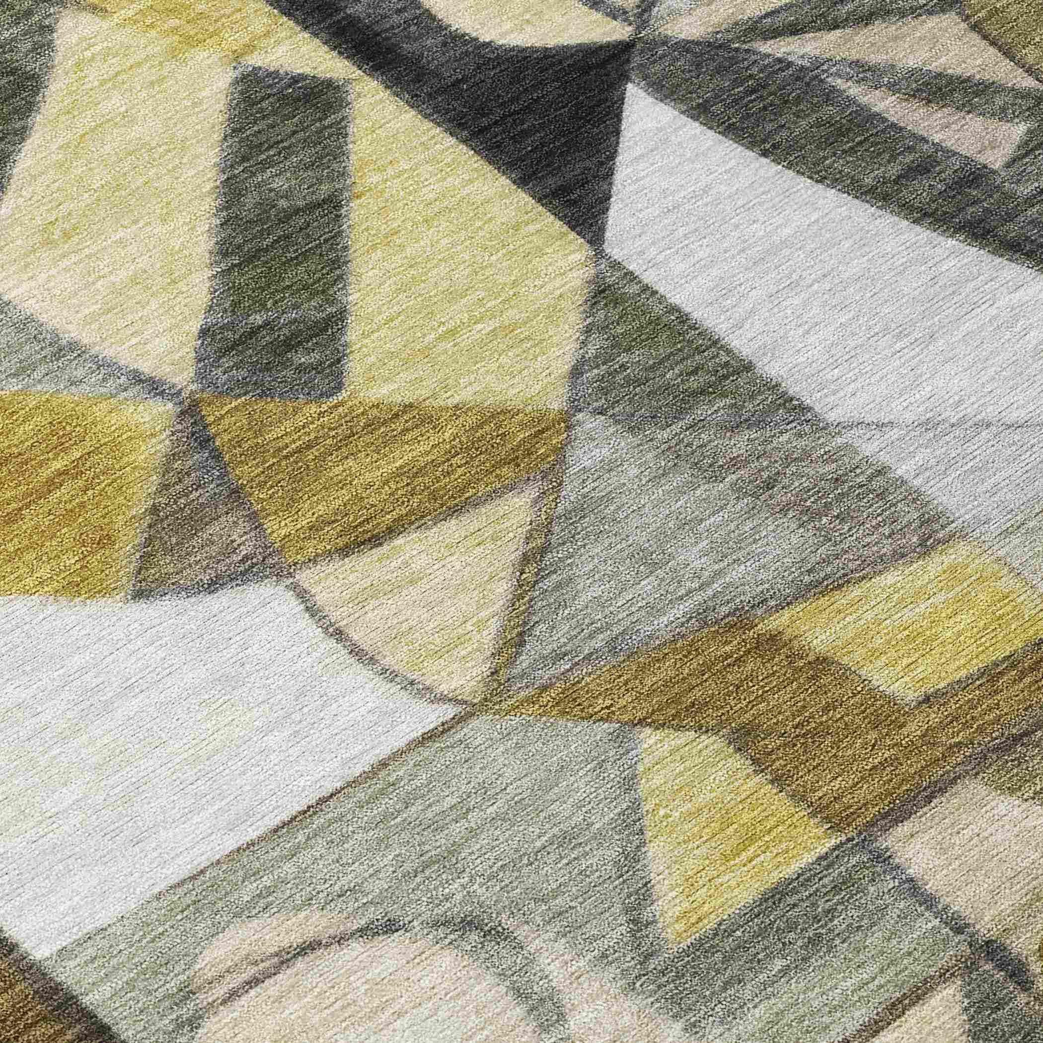 Addison Rugs Jaelius Brown Washable Indoor-Outdoor Rug
