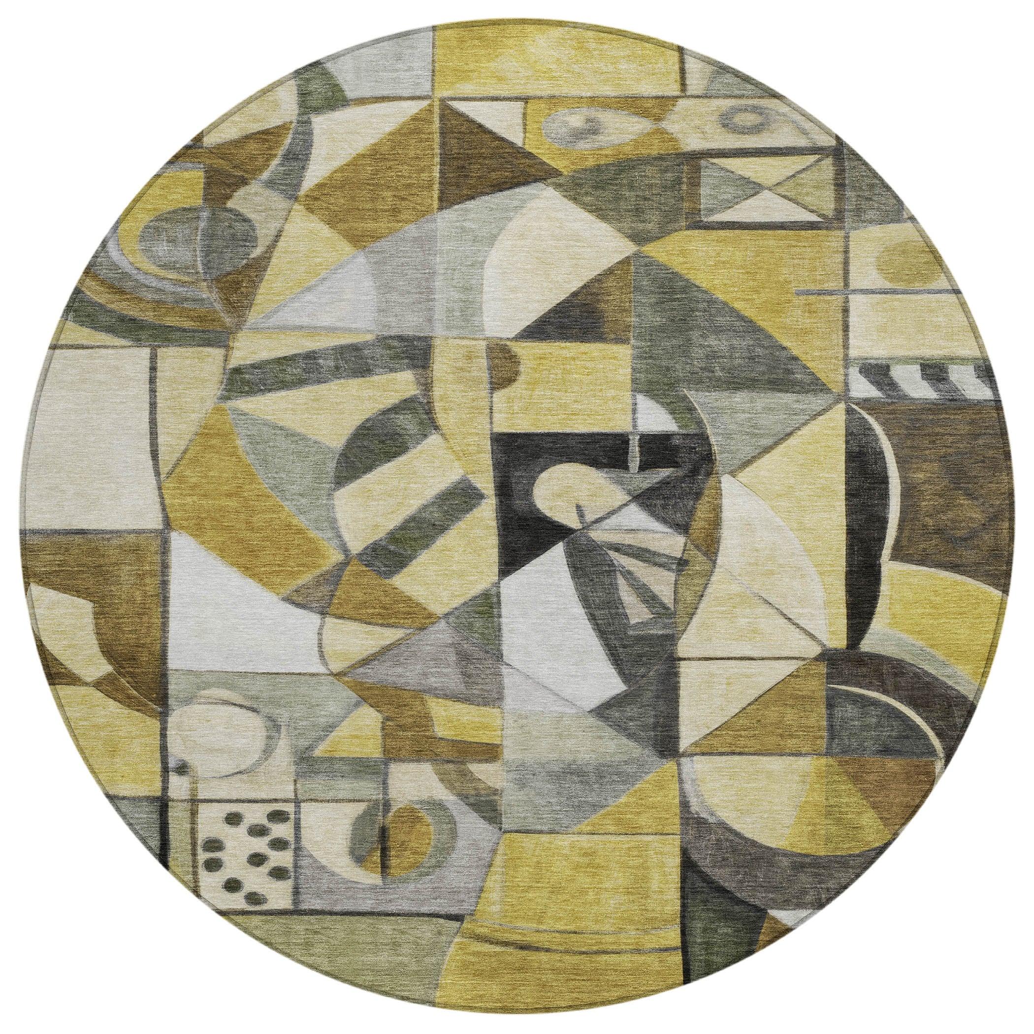 Addison Rugs Jaelius Brown Washable Indoor-Outdoor Rug