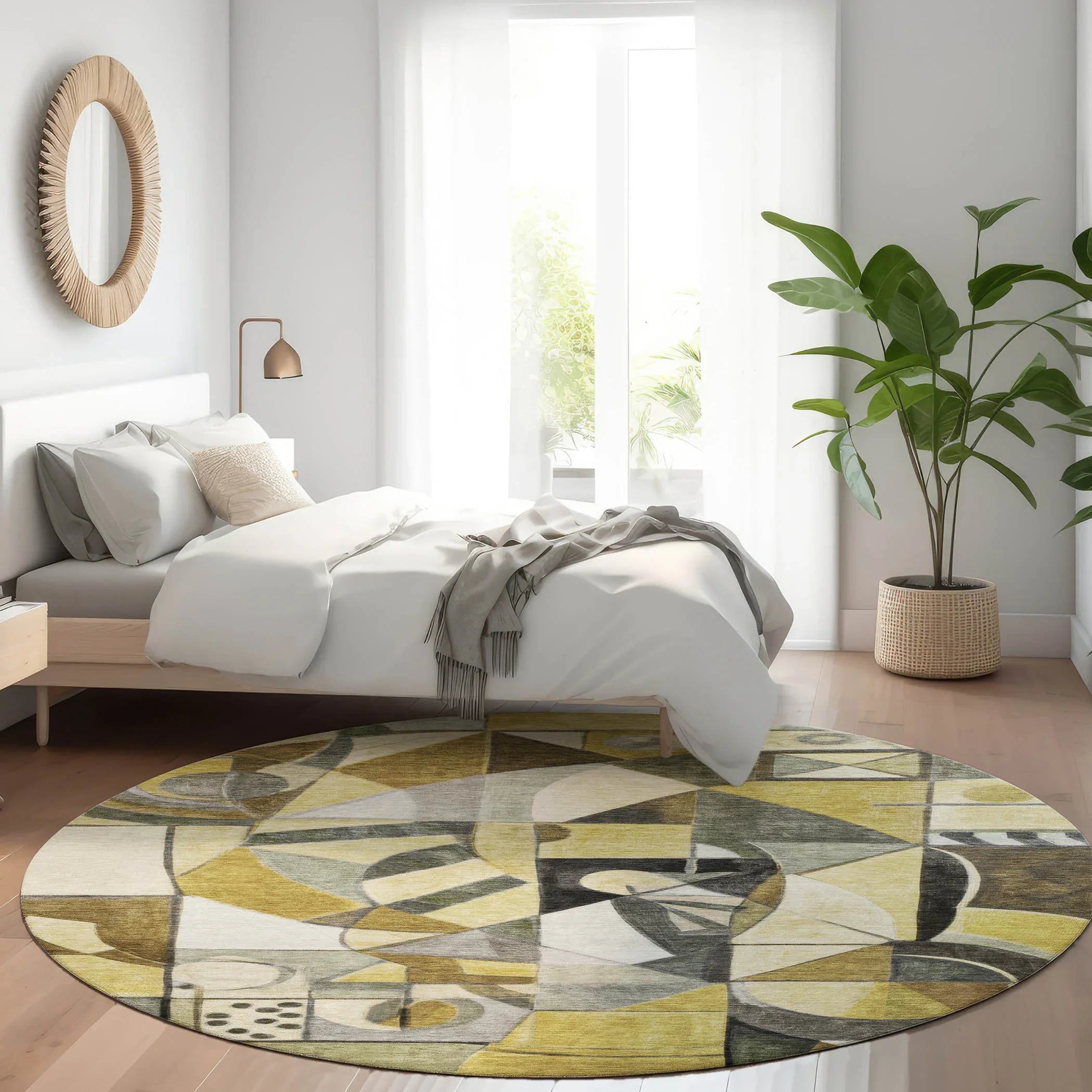 Addison Rugs Jaelius Brown Washable Indoor-Outdoor Rug