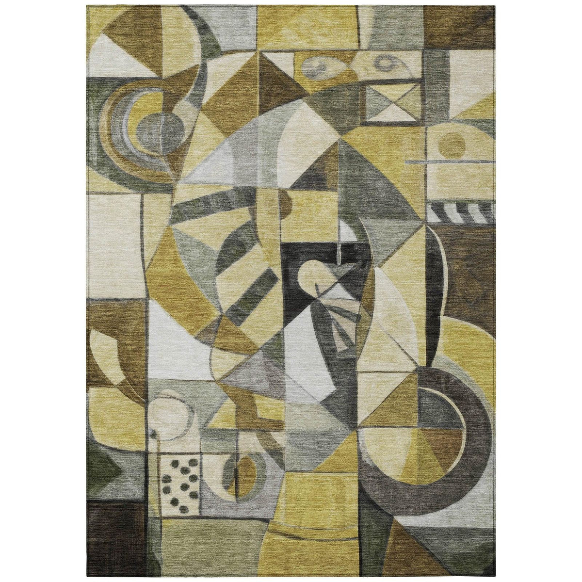 Addison Rugs Jaelius Brown Washable Indoor-Outdoor Rug