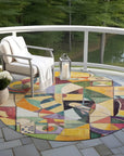 Addison Rugs Jaelius Gold Washable Indoor-Outdoor Rug