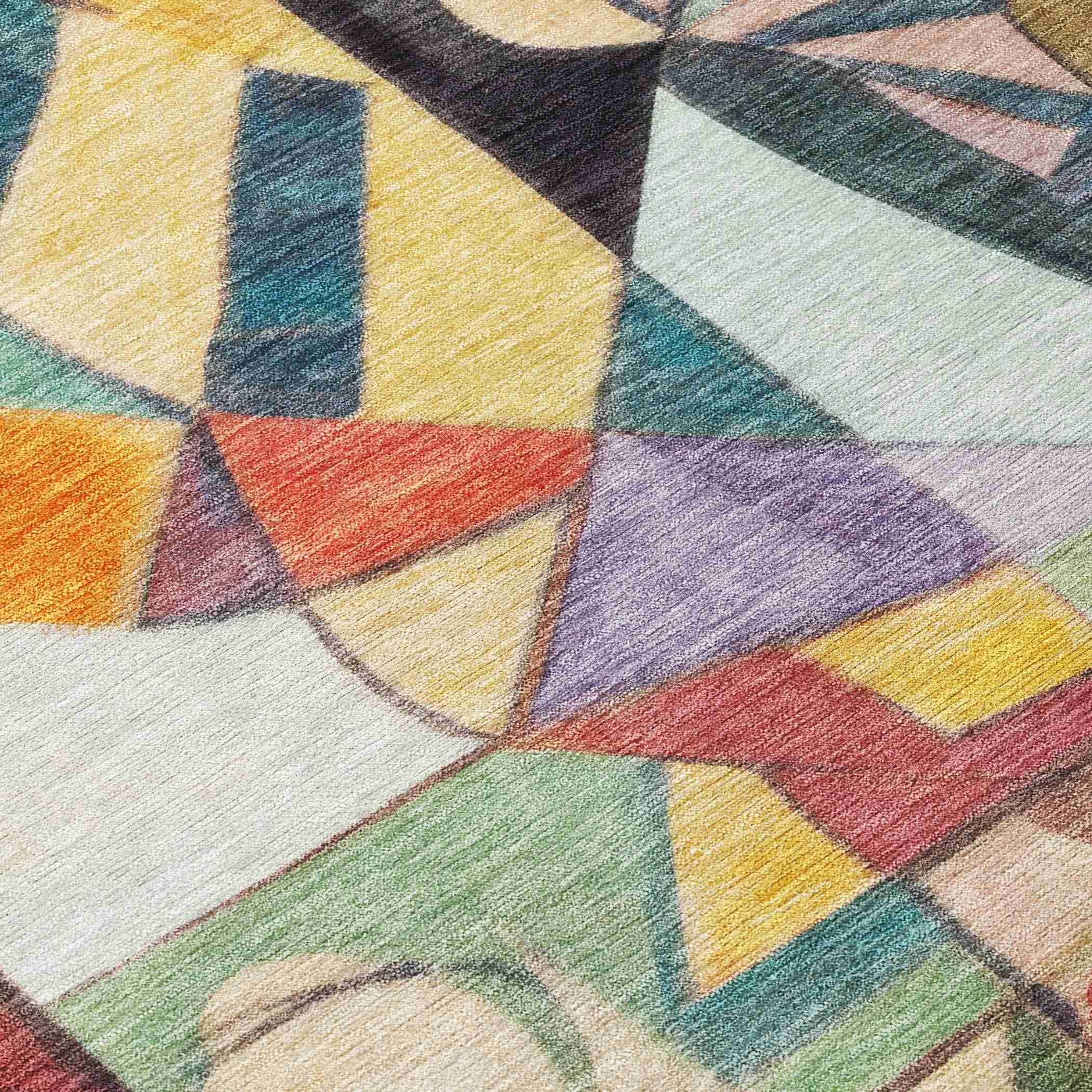 Addison Rugs Jaelius Gold Washable Indoor-Outdoor Rug