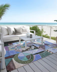 Addison Rugs Jaelius Green Washable Indoor-Outdoor Rug