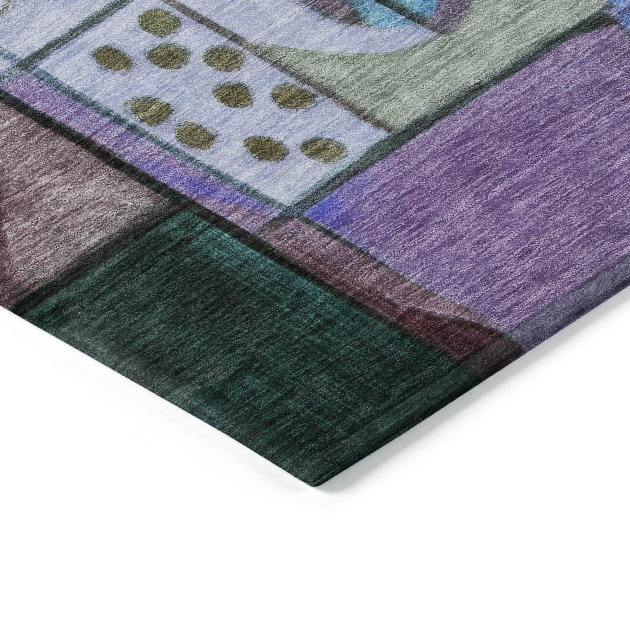 Addison Rugs Jaelius Green Washable Indoor-Outdoor Rug