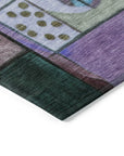 Addison Rugs Jaelius Green Washable Indoor-Outdoor Rug