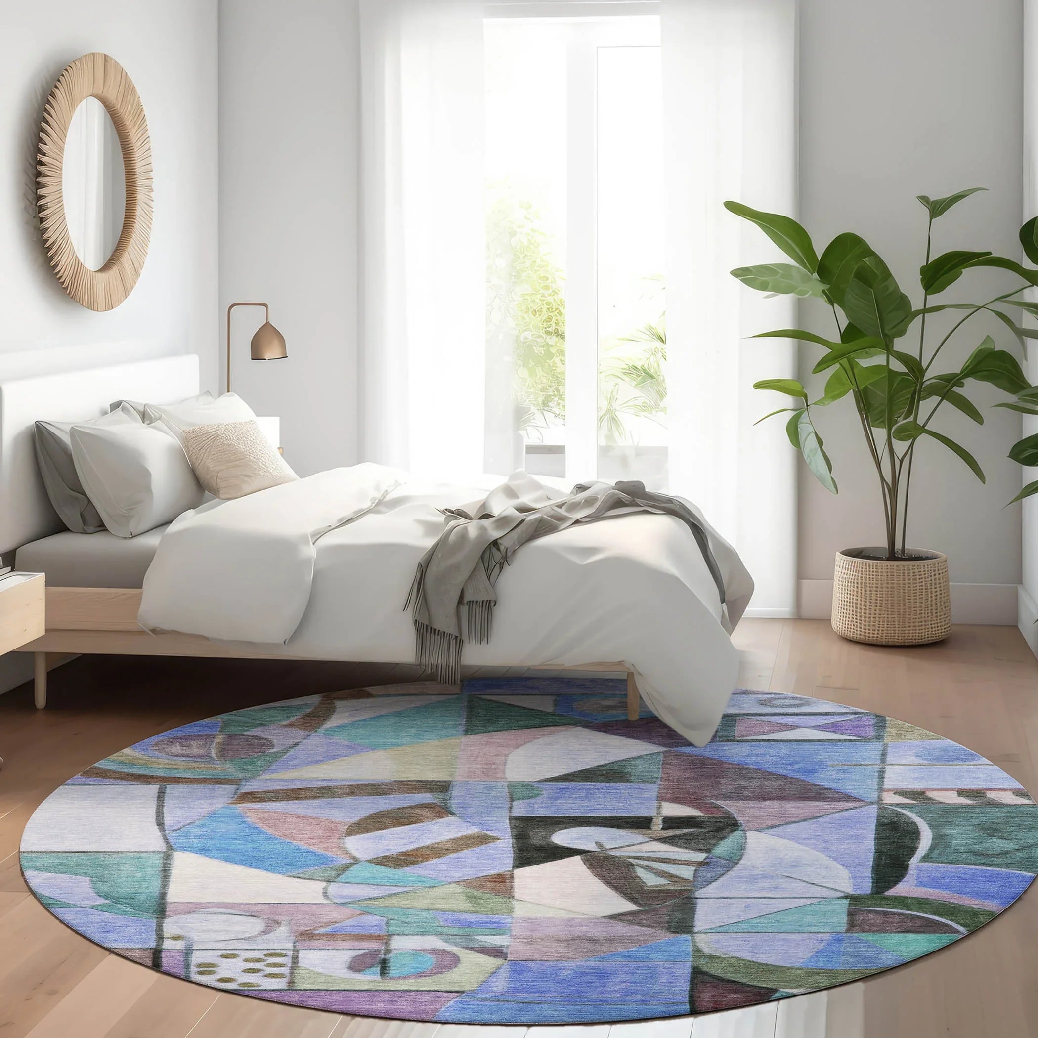 Addison Rugs Jaelius Green Washable Indoor-Outdoor Rug