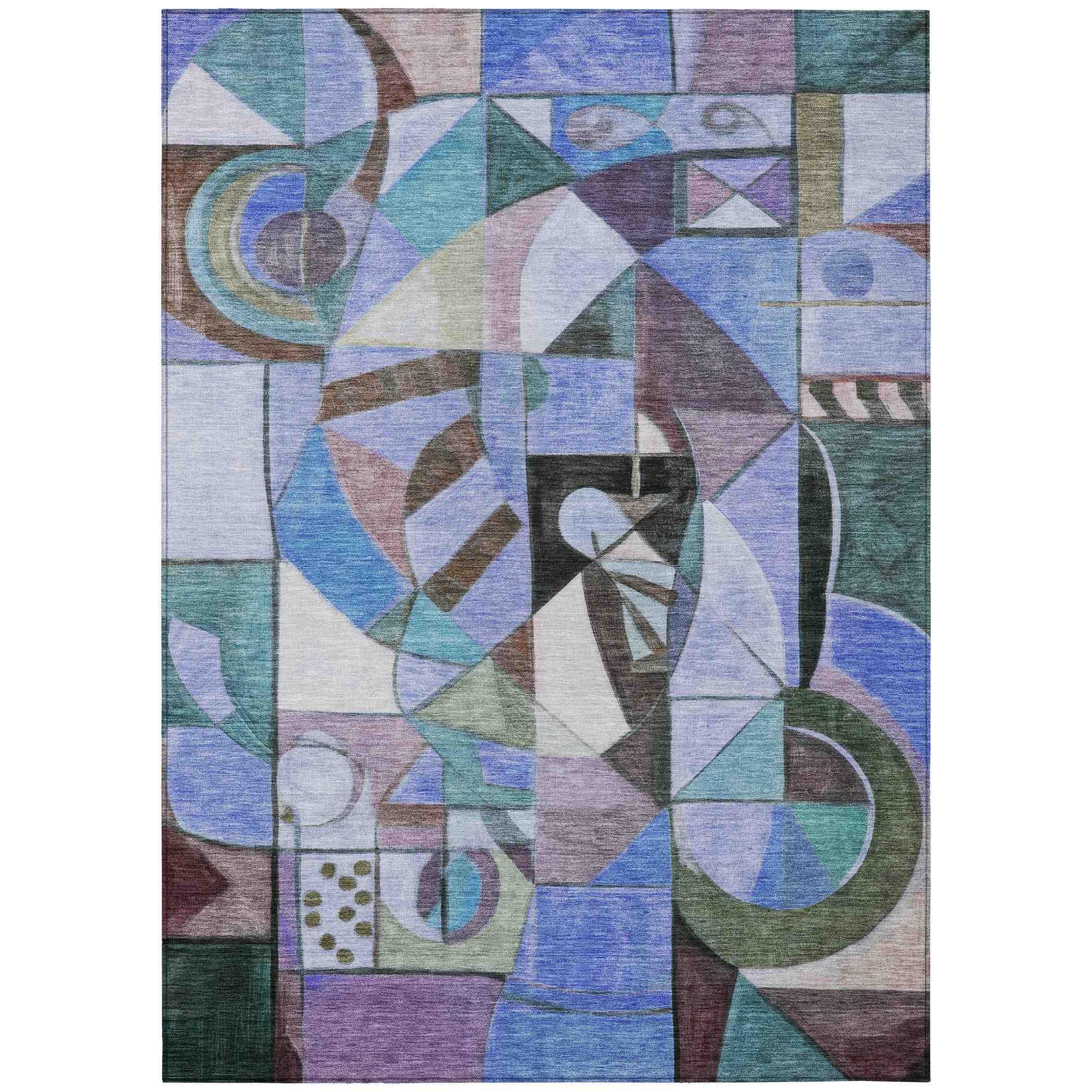 Addison Rugs Jaelius Green Washable Indoor-Outdoor Rug