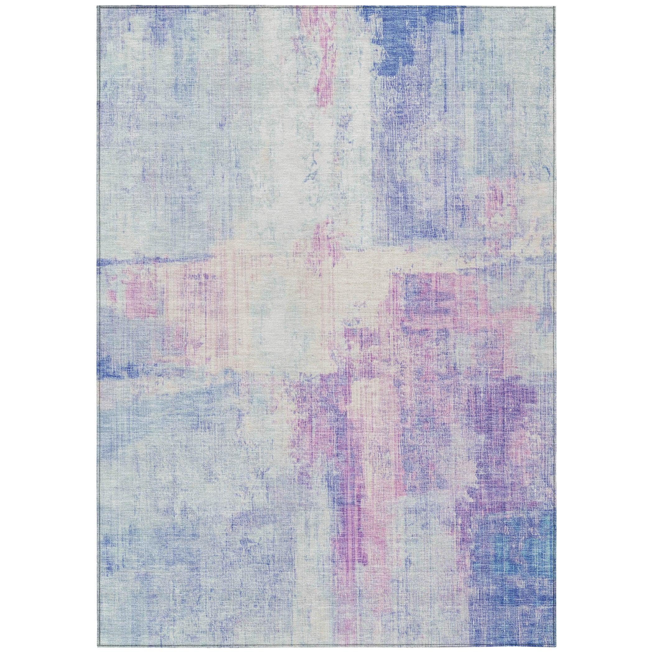 Addison Rugs Jaelor Blue Washable Indoor-Outdoor Rug