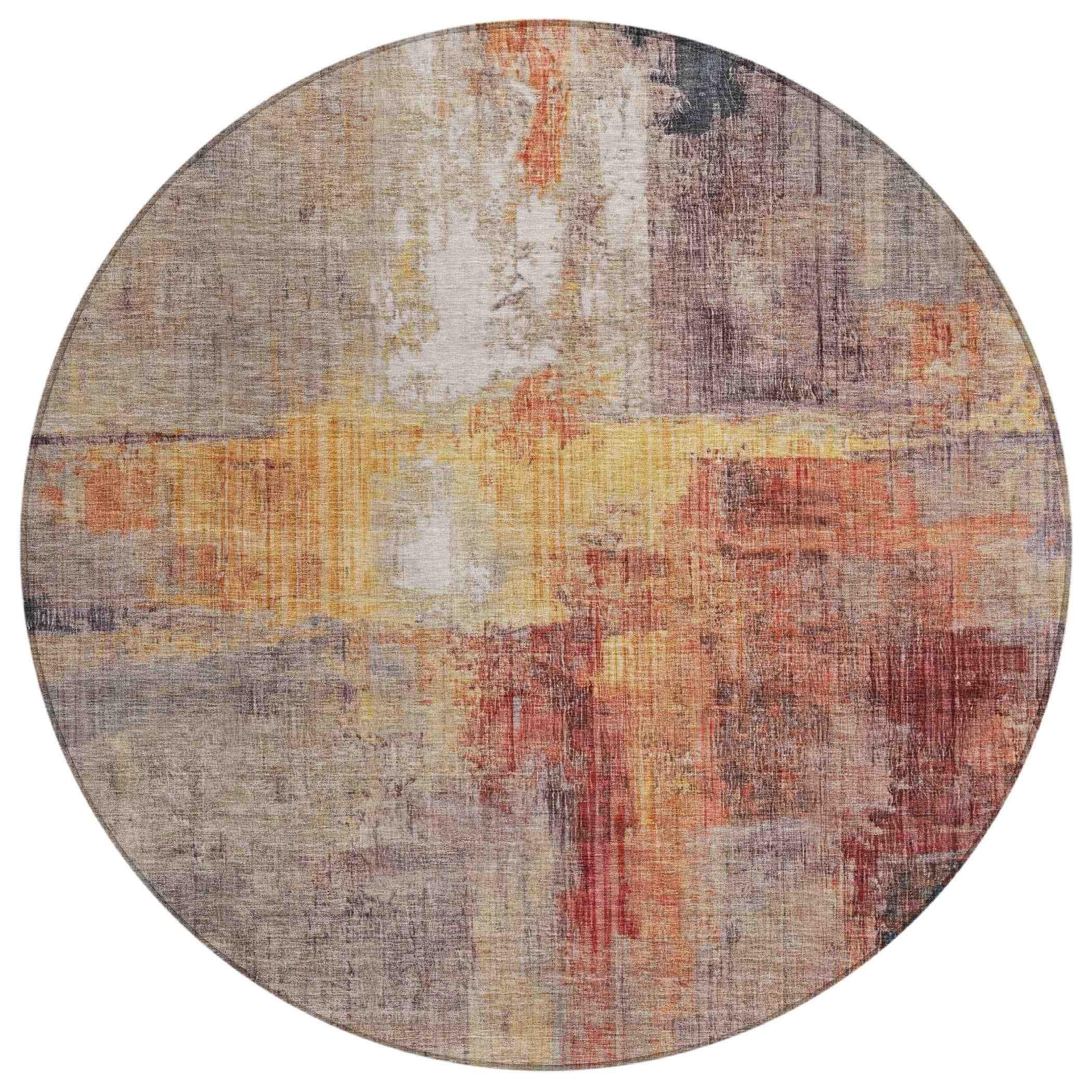 Addison Rugs Jaelor Brown Washable Indoor-Outdoor Rug