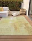 Addison Rugs Jaelor Gold Washable Indoor-Outdoor Rug