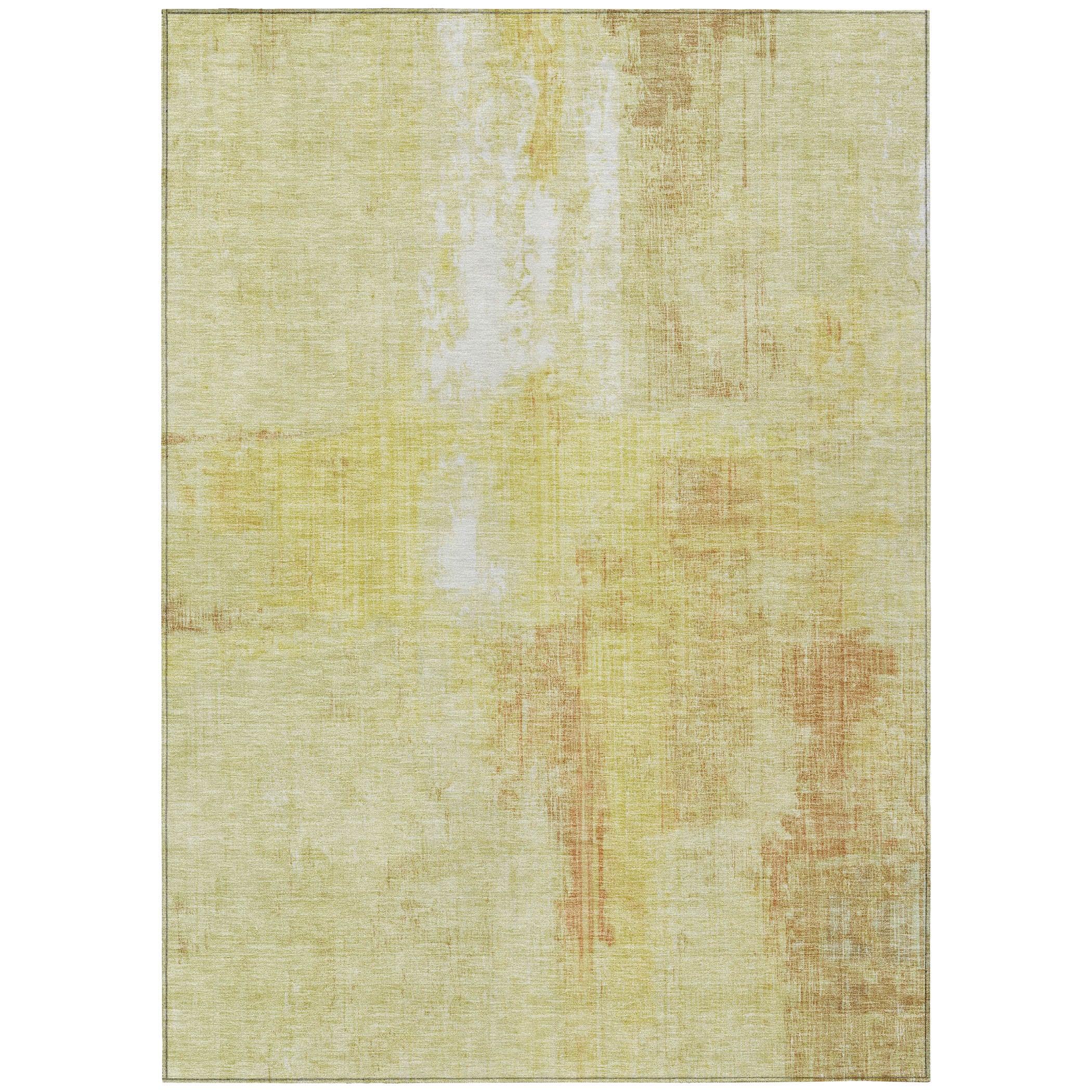 Addison Rugs Jaelor Gold Washable Indoor-Outdoor Rug