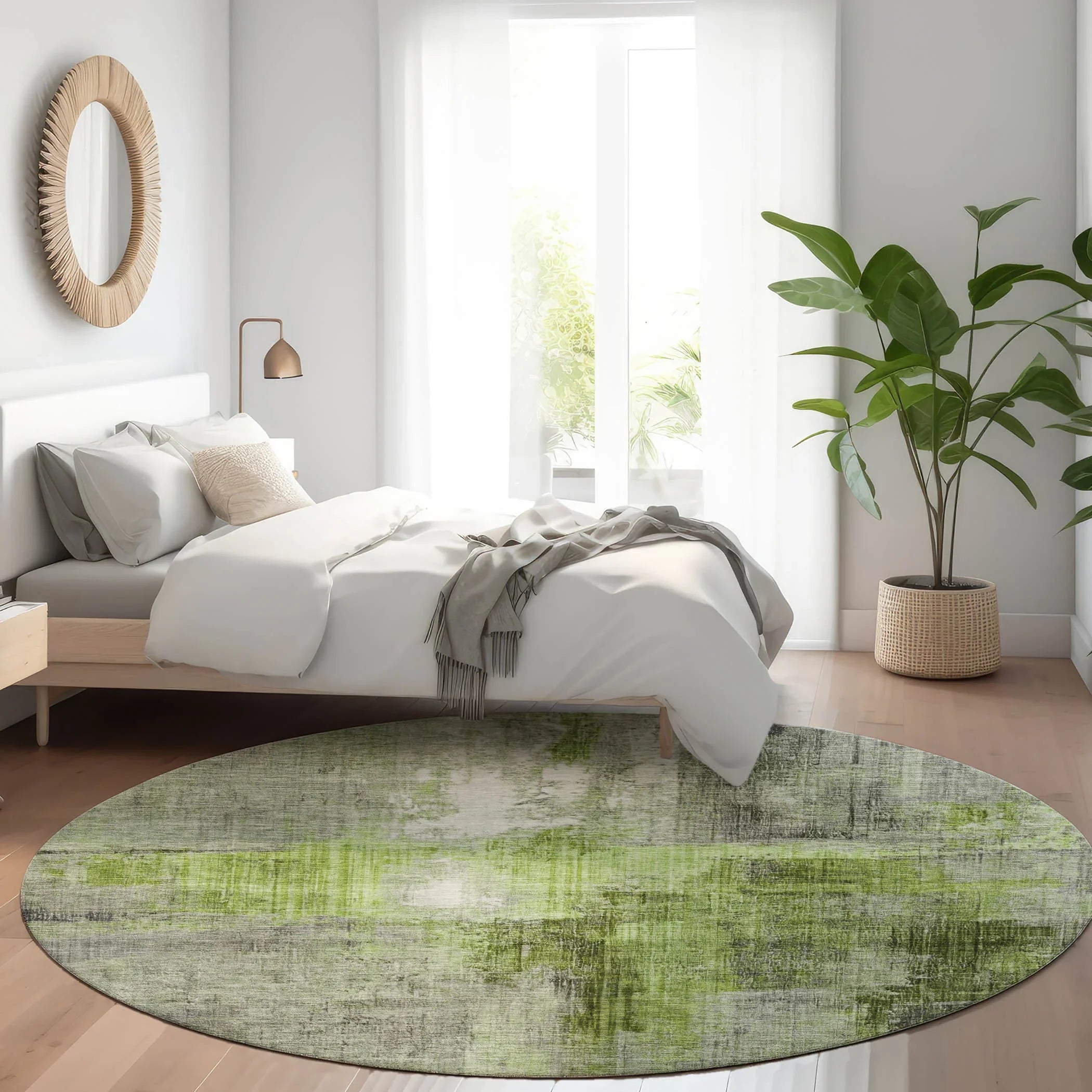 Addison Rugs Jaelor Green Washable Indoor-Outdoor Rug
