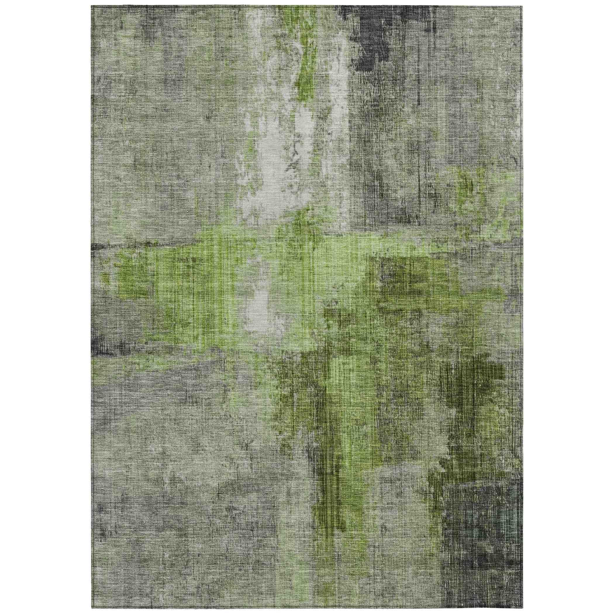 Addison Rugs Jaelor Green Washable Indoor-Outdoor Rug
