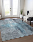 Addison Rugs Jaelor Sky Washable Indoor-Outdoor Rug