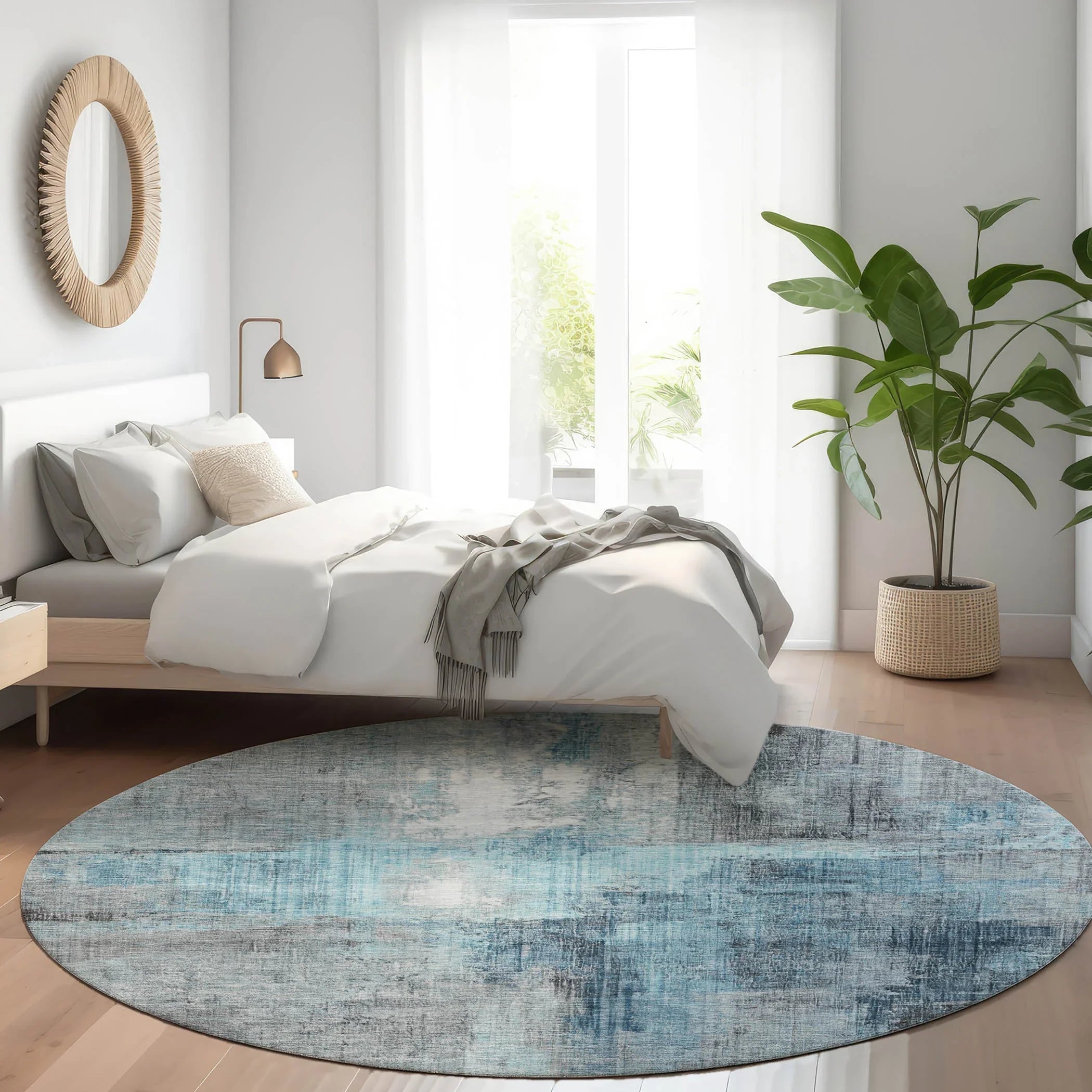 Addison Rugs Jaelor Sky Washable Indoor-Outdoor Rug