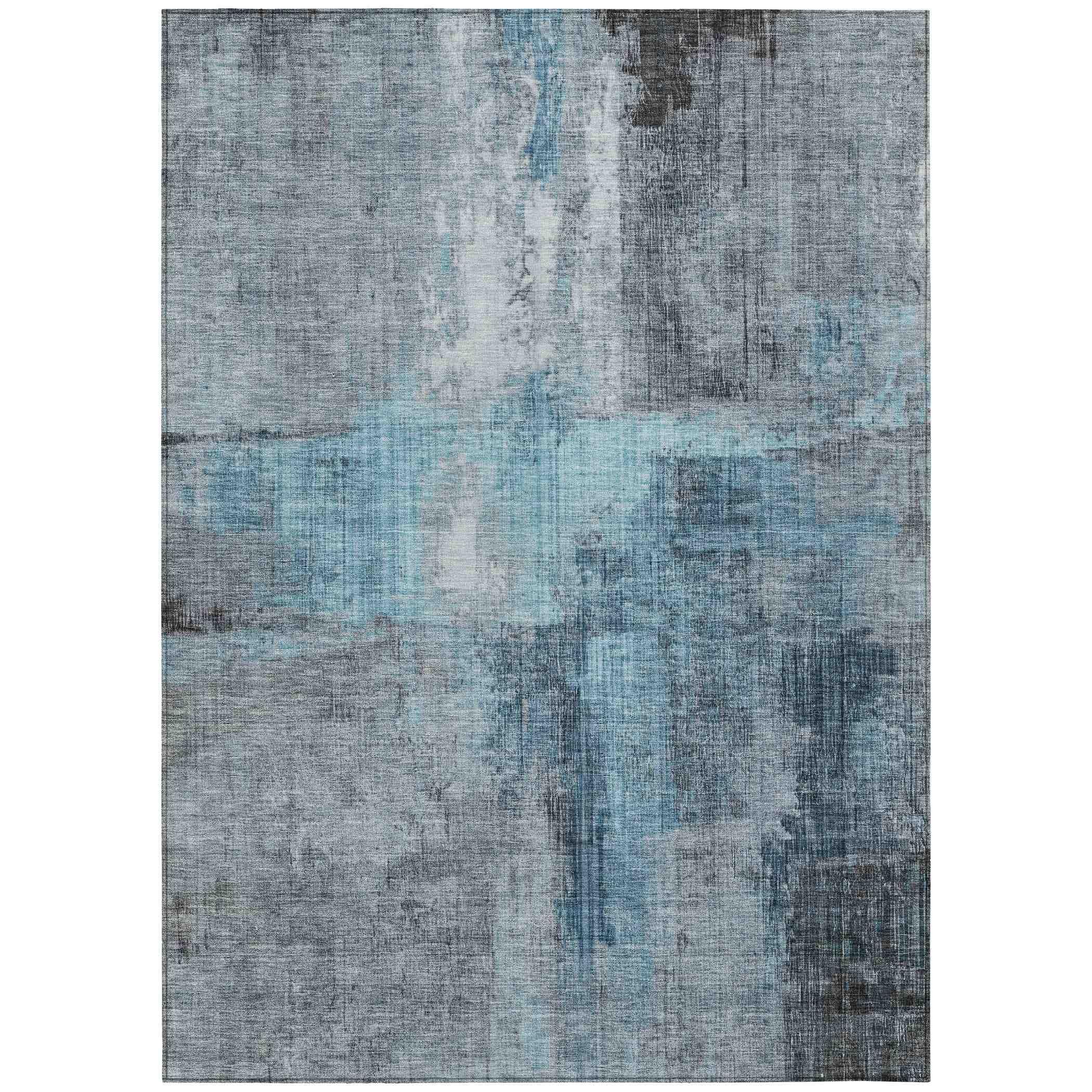 Addison Rugs Jaelor Sky Washable Indoor-Outdoor Rug