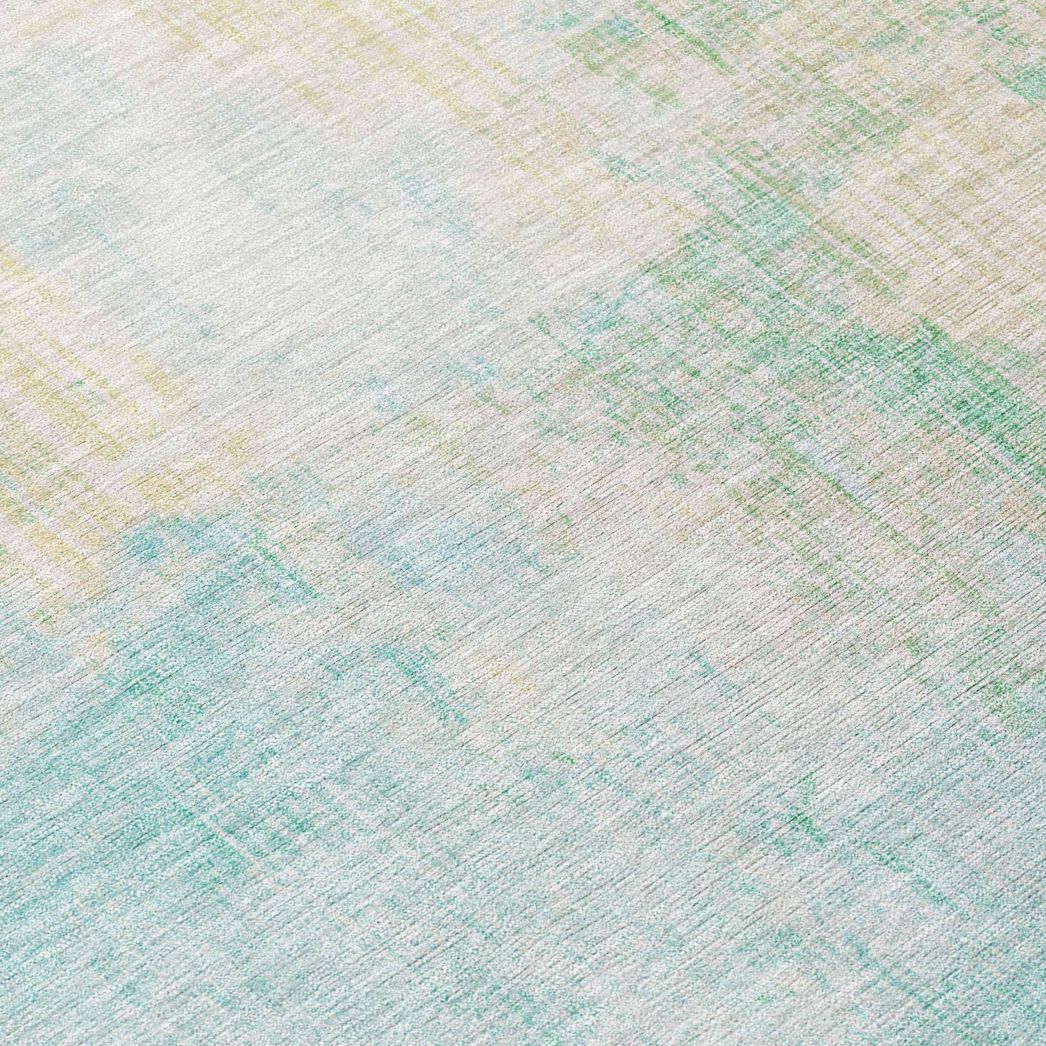 Addison Rugs Jaelor Teal Washable Indoor-Outdoor Rug