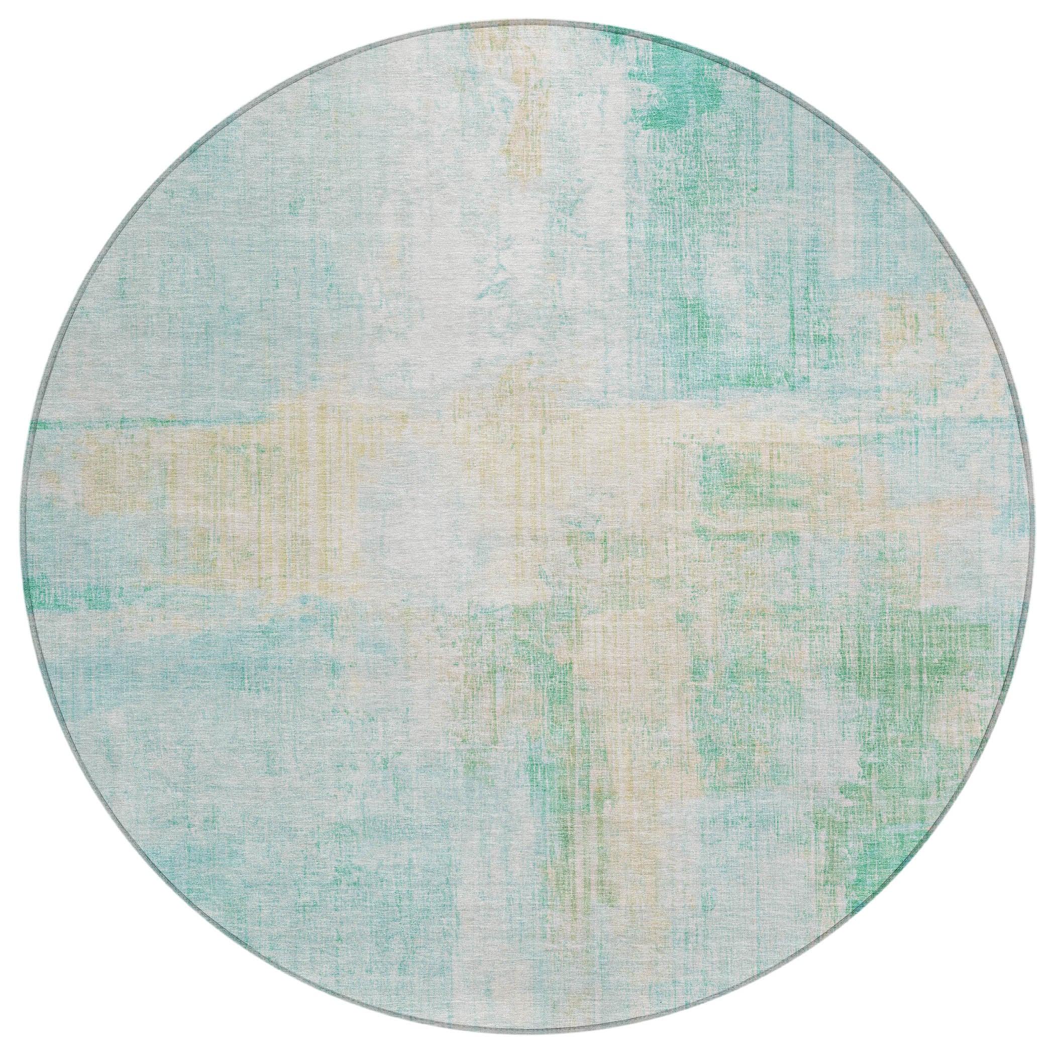 Addison Rugs Jaelor Teal Washable Indoor-Outdoor Rug