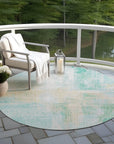 Addison Rugs Jaelor Teal Washable Indoor-Outdoor Rug