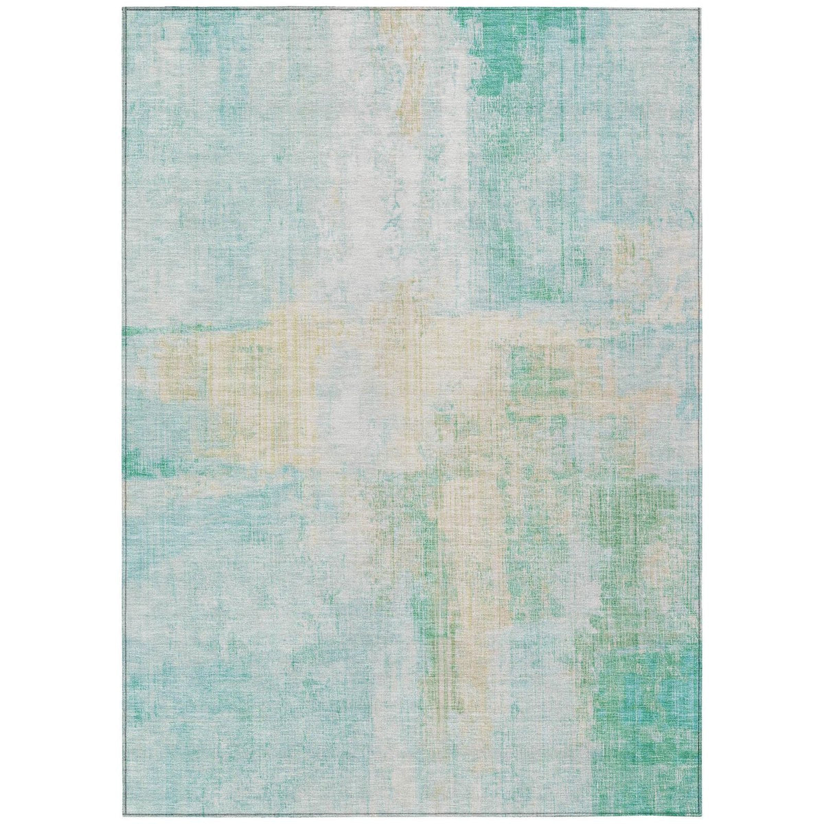 Addison Rugs Jaelor Teal Washable Indoor-Outdoor Rug