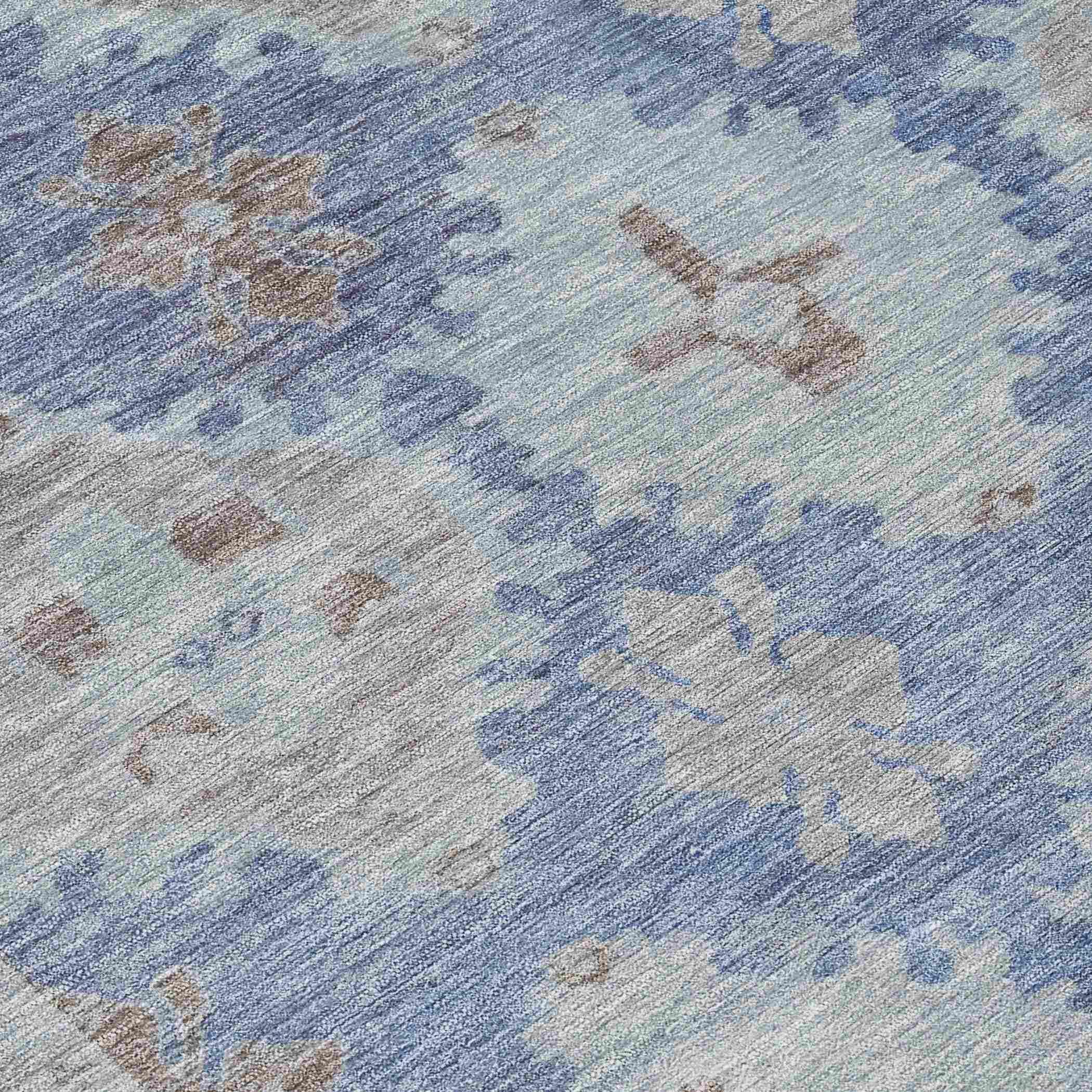 Addison Rugs Jaelora Blue Washable Indoor-Outdoor Rug
