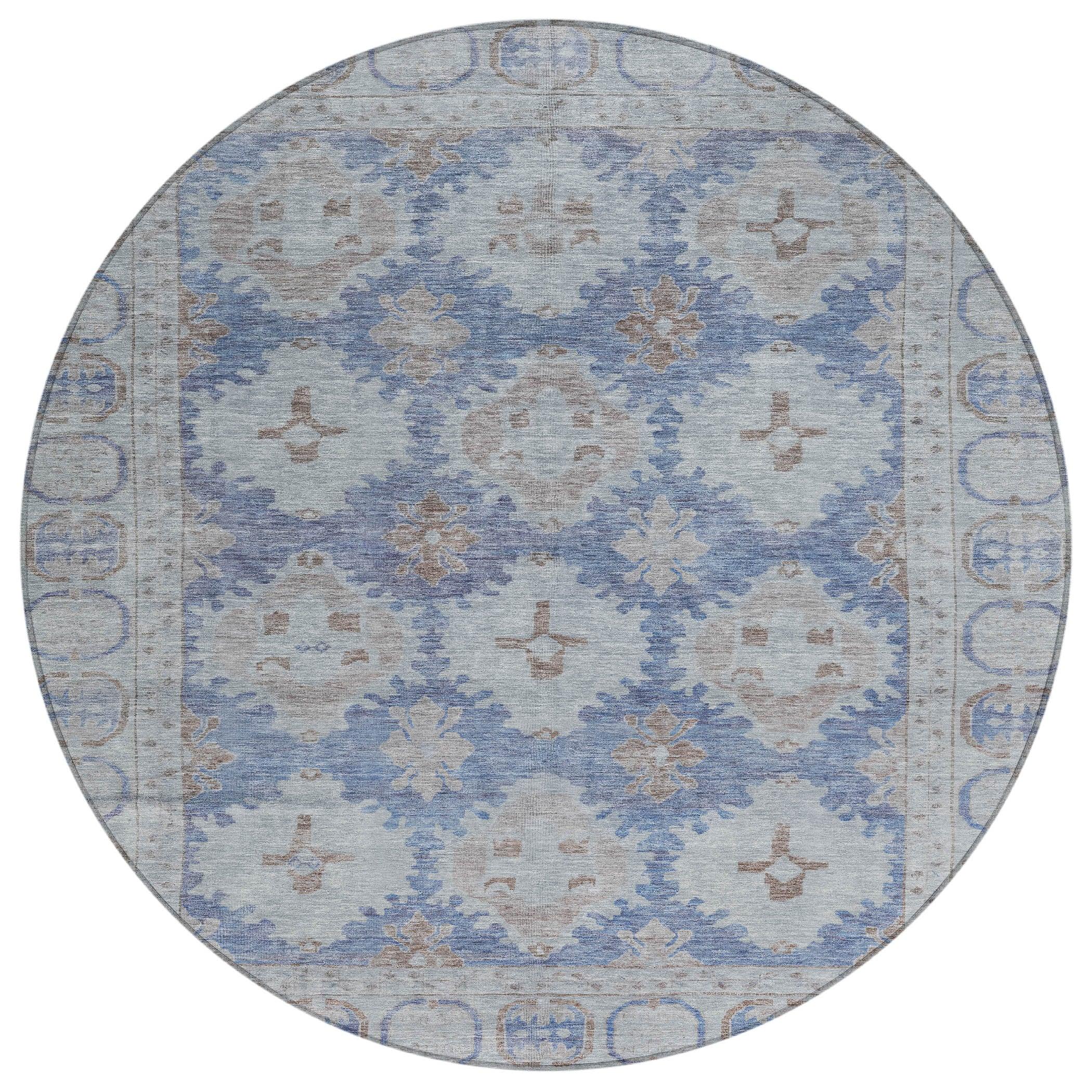 Addison Rugs Jaelora Blue Washable Indoor-Outdoor Rug