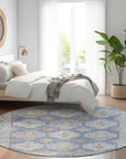 Addison Rugs Jaelora Blue Washable Indoor-Outdoor Rug