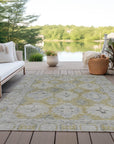 Addison Rugs Jaelora Gold Washable Indoor-Outdoor Rug
