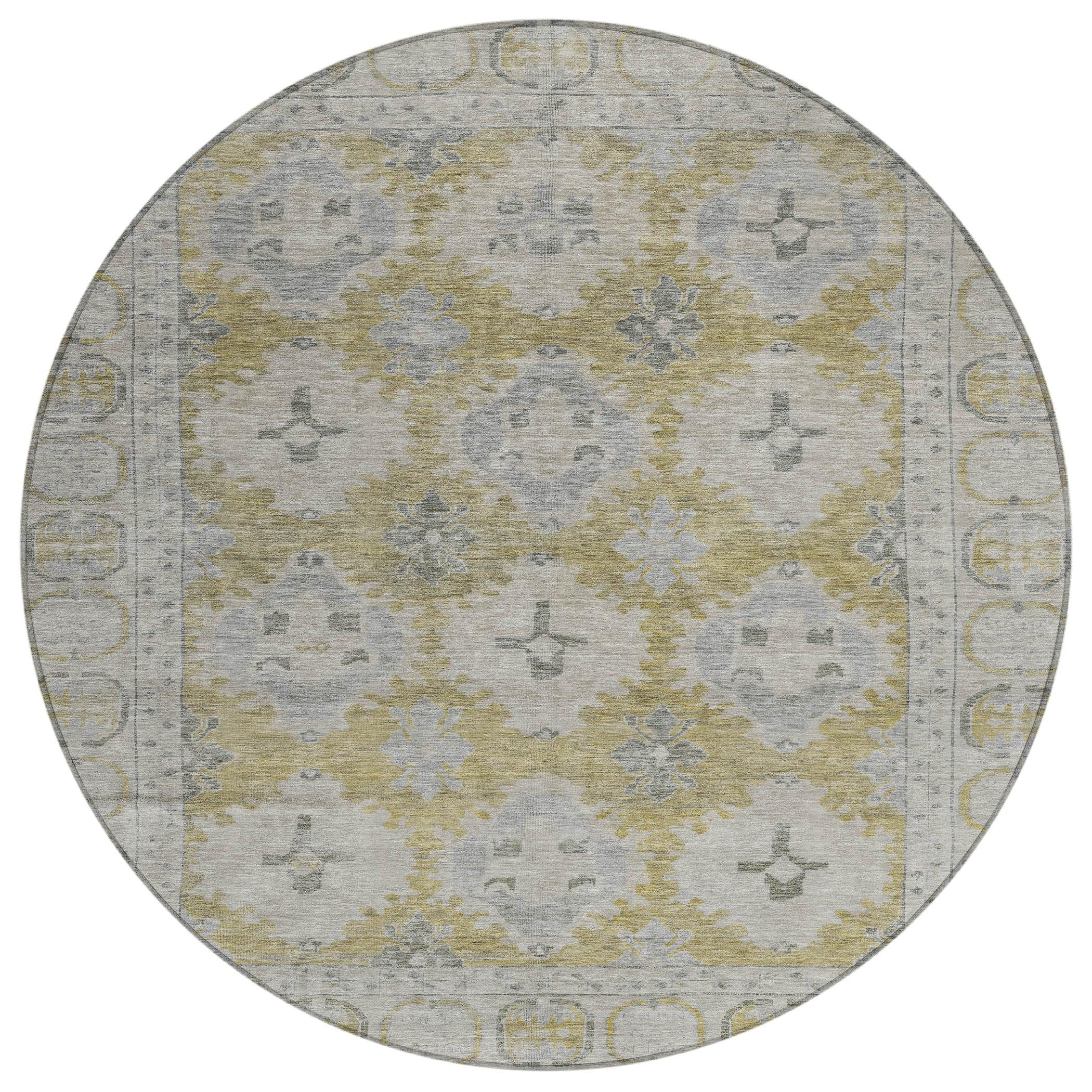 Addison Rugs Jaelora Gold Washable Indoor-Outdoor Rug