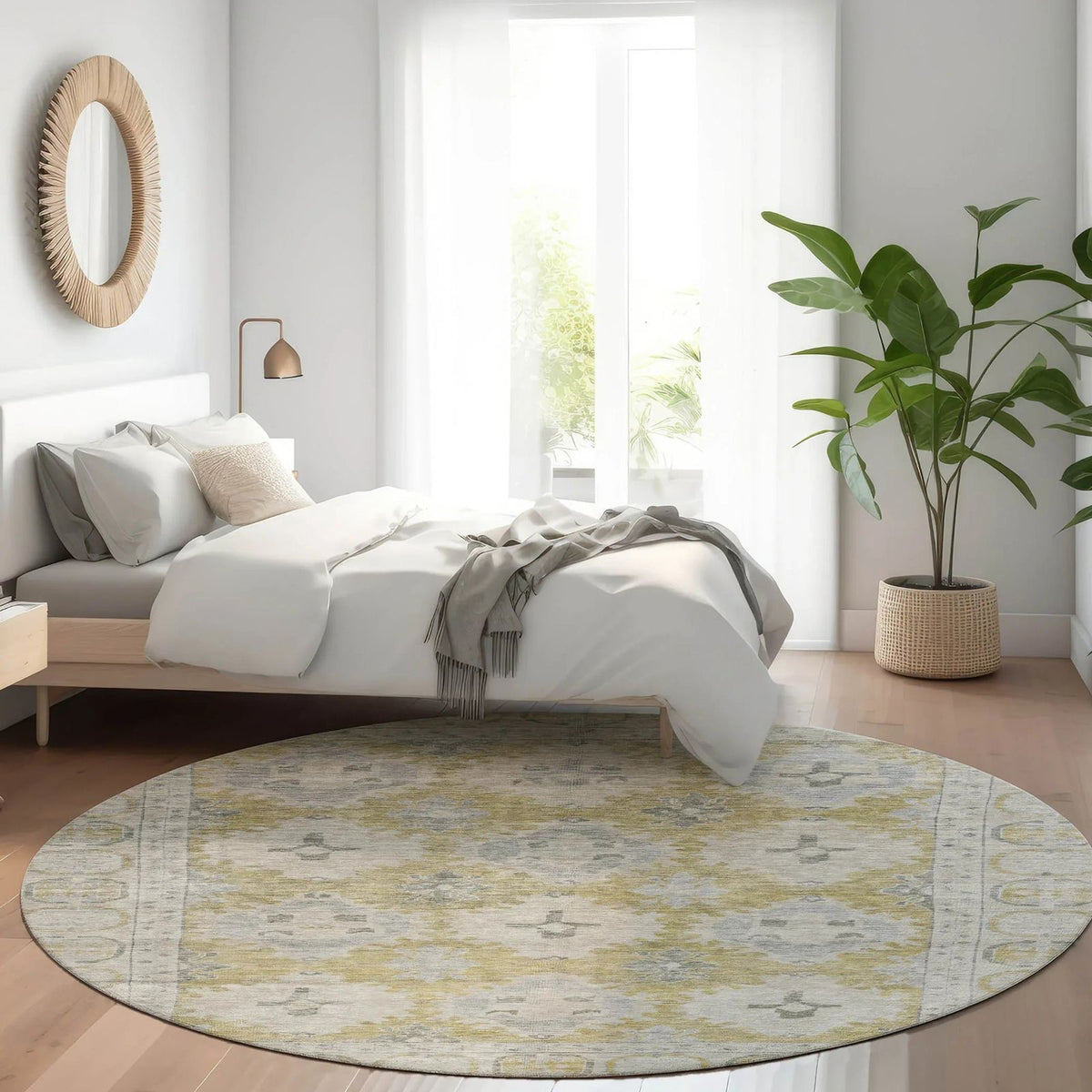 Addison Rugs Jaelora Gold Washable Indoor-Outdoor Rug