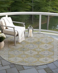 Addison Rugs Jaelora Gold Washable Indoor-Outdoor Rug