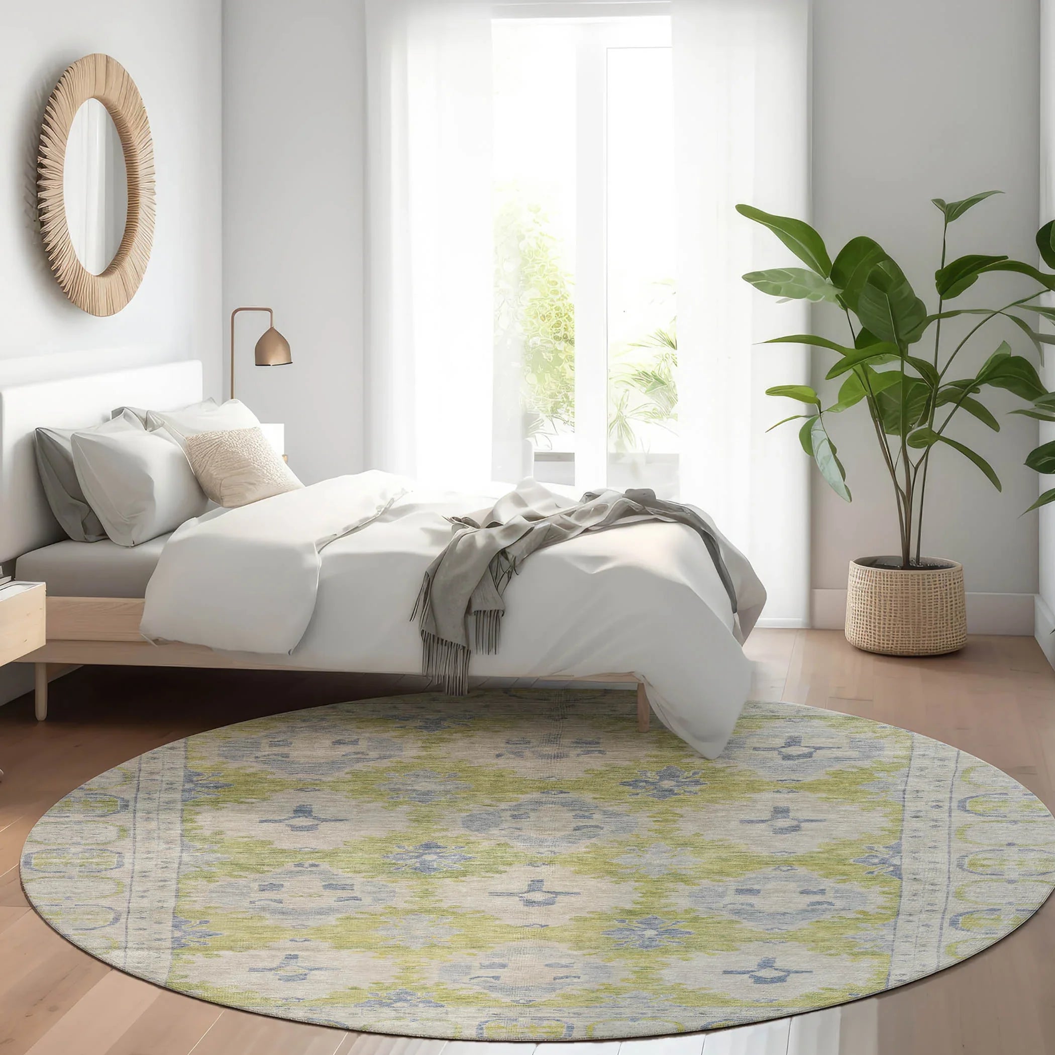 Addison Rugs Jaelora Green Washable Indoor-Outdoor Rug