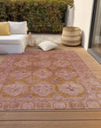 Addison Rugs Jaelora Pink Washable Indoor-Outdoor Rug