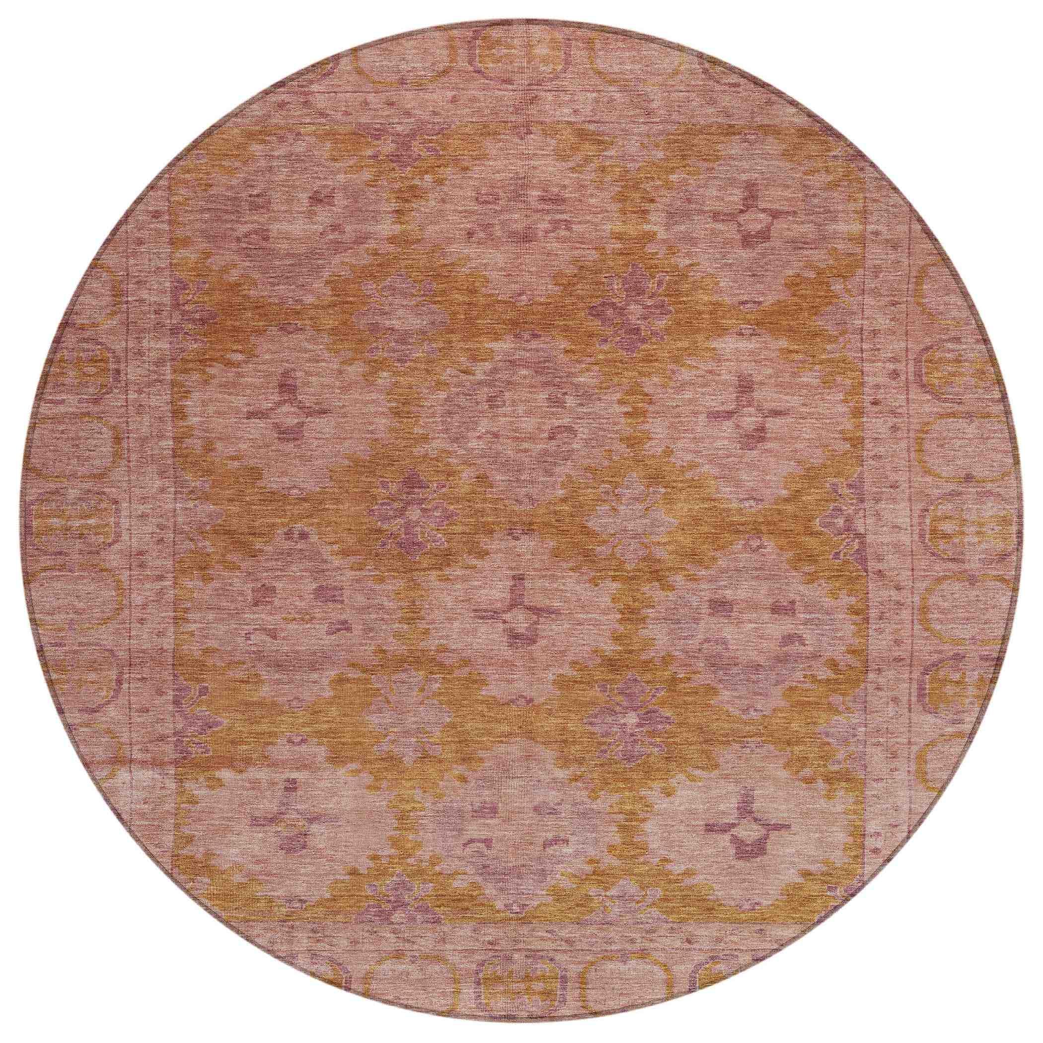 Addison Rugs Jaelora Pink Washable Indoor-Outdoor Rug