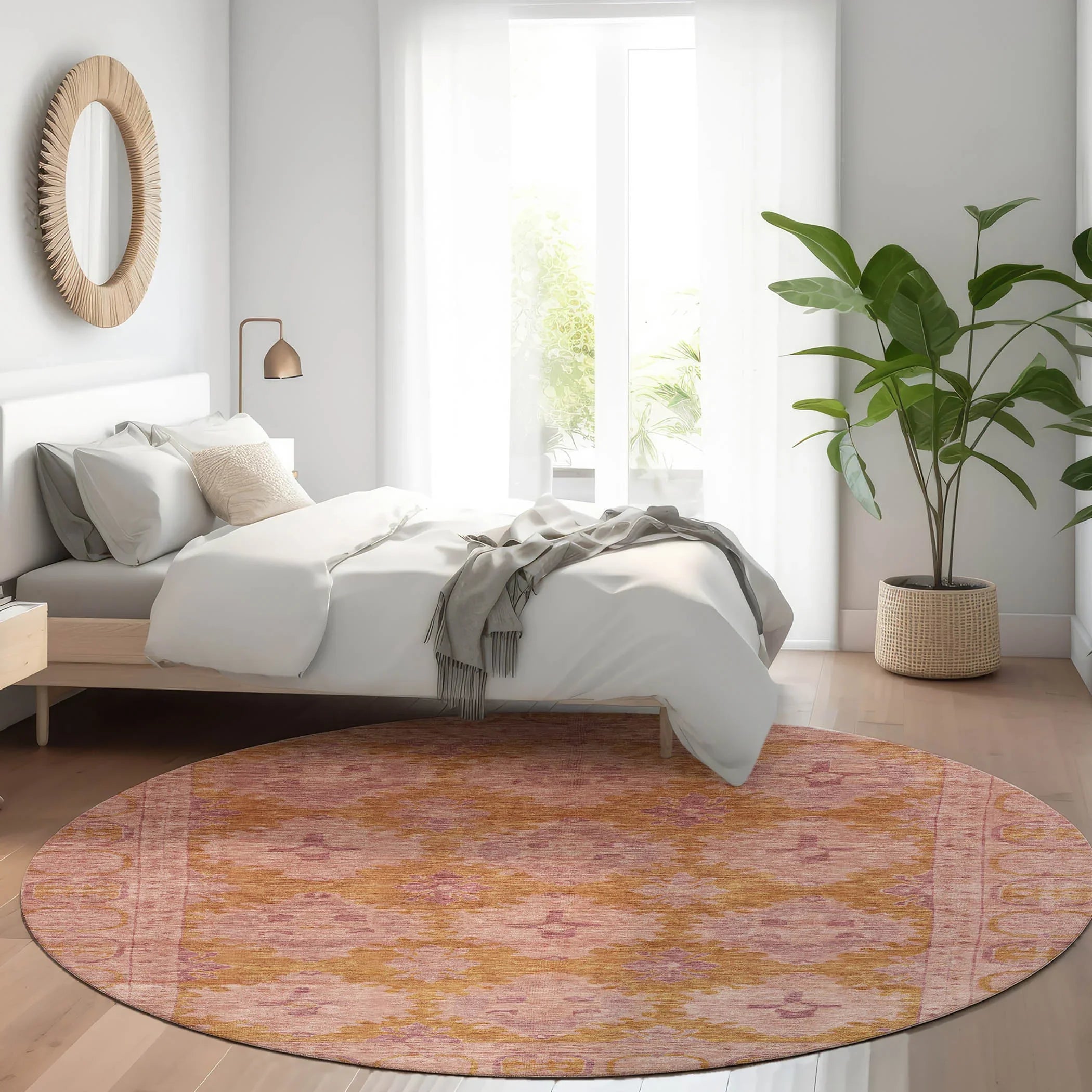 Addison Rugs Jaelora Pink Washable Indoor-Outdoor Rug
