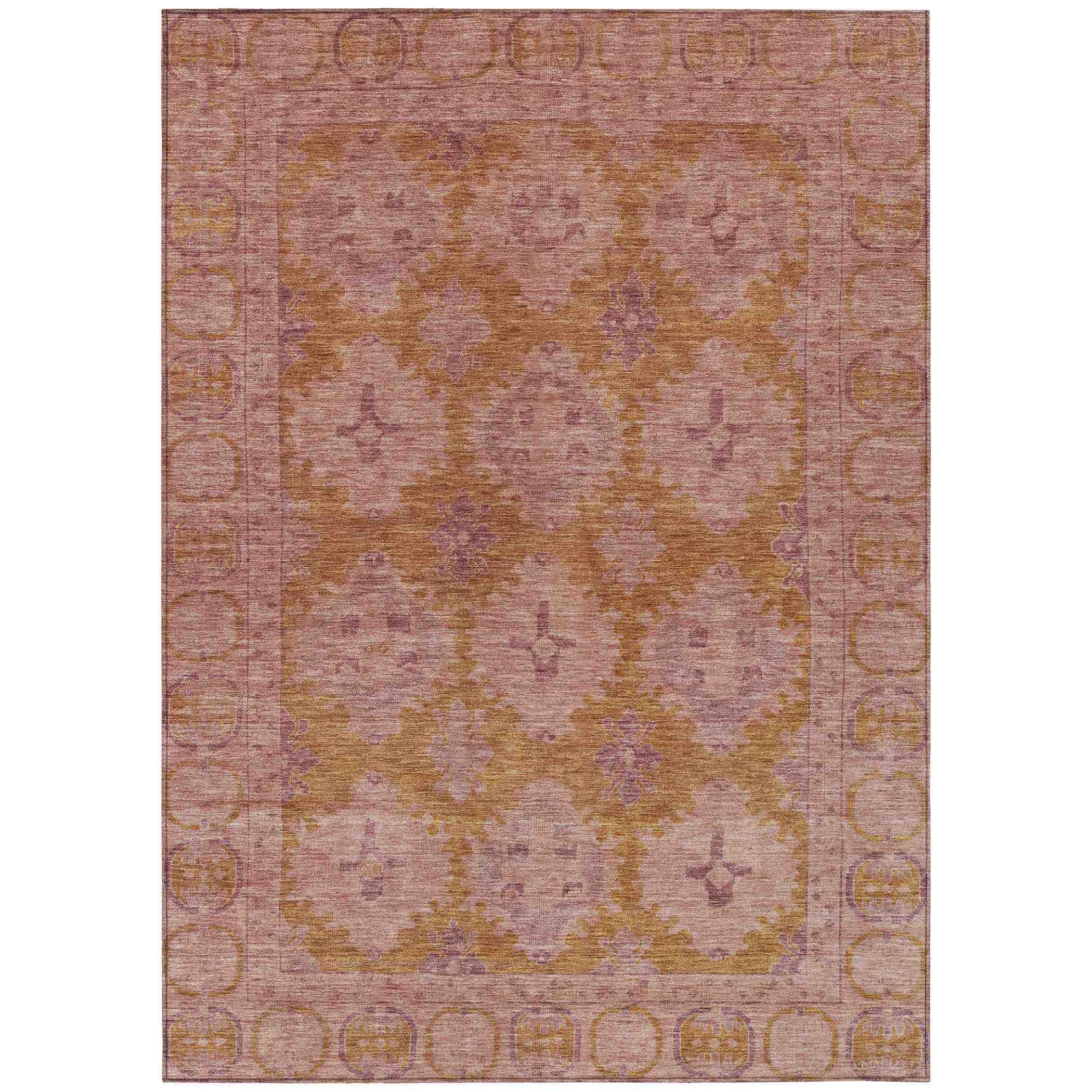 Addison Rugs Jaelora Pink Washable Indoor-Outdoor Rug