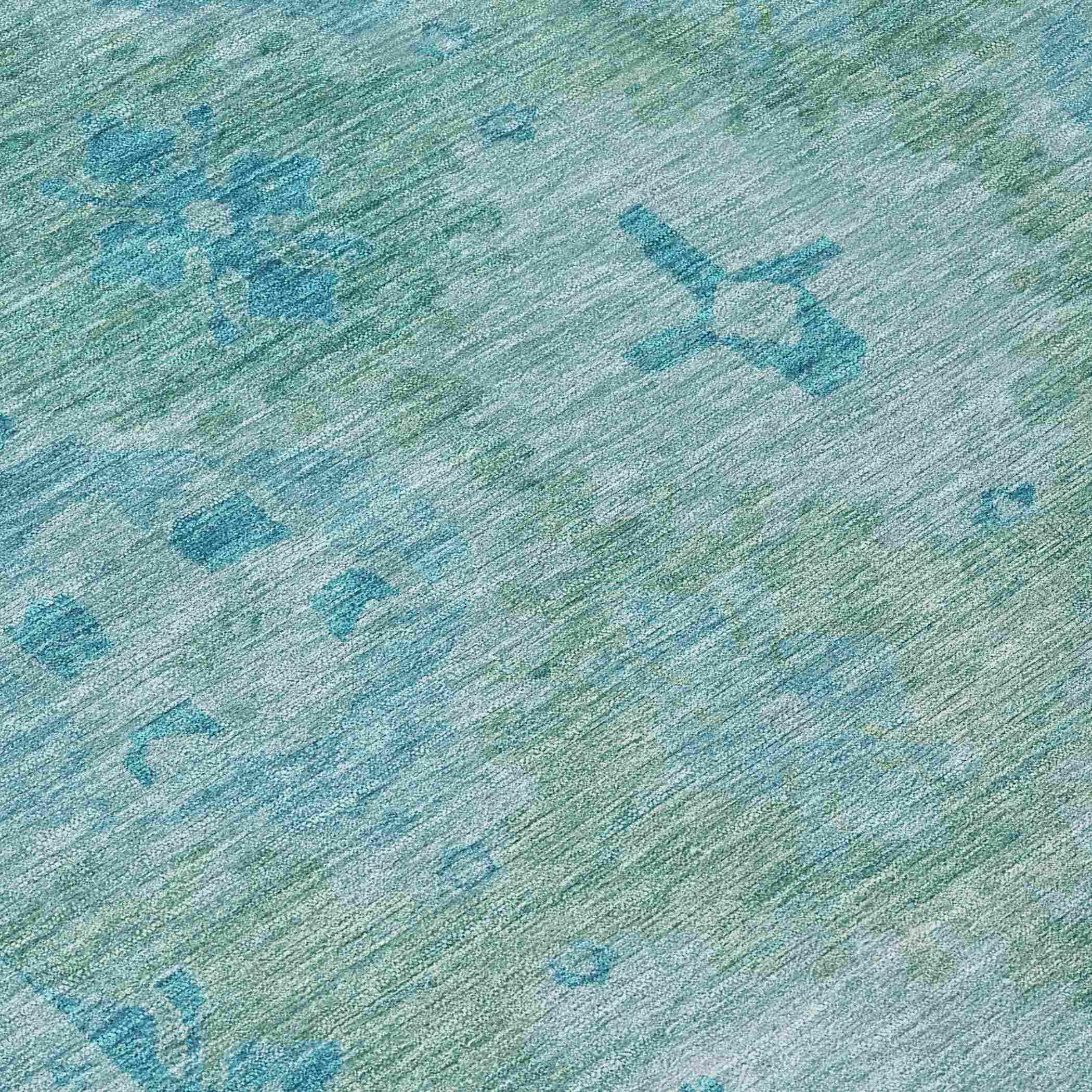 Addison Rugs Jaelora Teal Washable Indoor-Outdoor Rug
