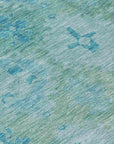 Addison Rugs Jaelora Teal Washable Indoor-Outdoor Rug
