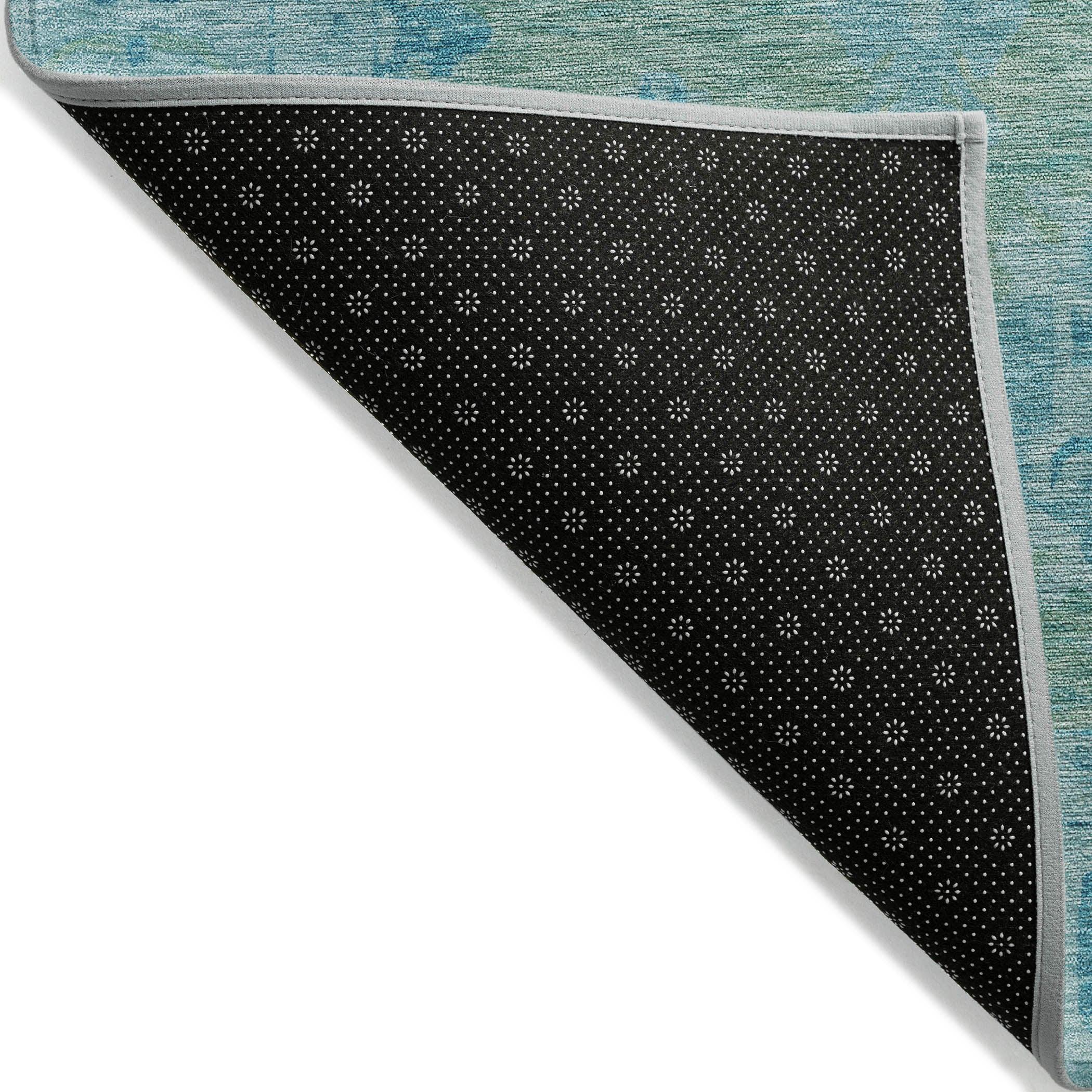 Addison Rugs Jaelora Teal Washable Indoor-Outdoor Rug