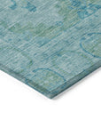 Addison Rugs Jaelora Teal Washable Indoor-Outdoor Rug