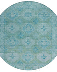 Addison Rugs Jaelora Teal Washable Indoor-Outdoor Rug