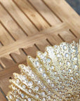 HiTeak January Extendable Oval Teak Outdoor Dining Table