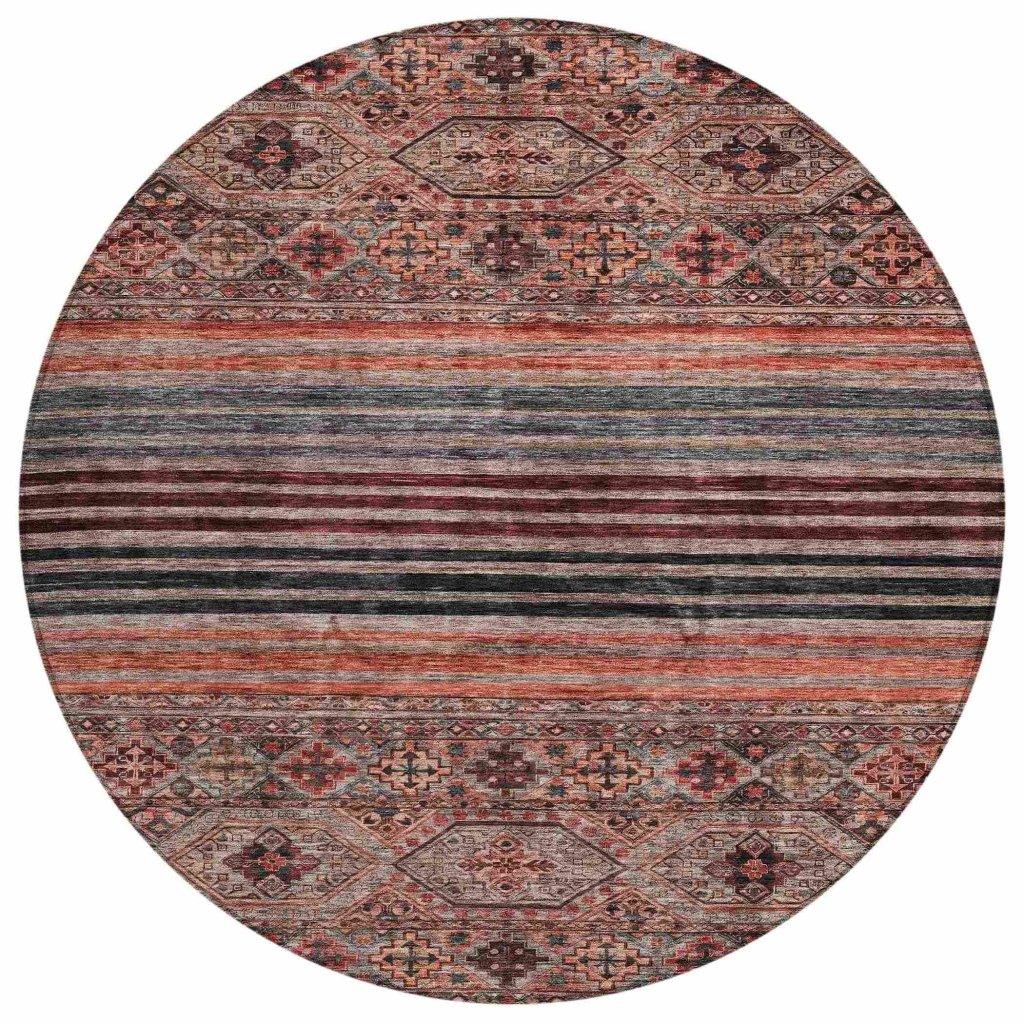 LOOMLAN Rugs Julissara Orange Washable Indoor-Outdoor Rug