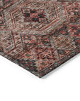 LOOMLAN Rugs Julissara Orange Washable Indoor-Outdoor Rug