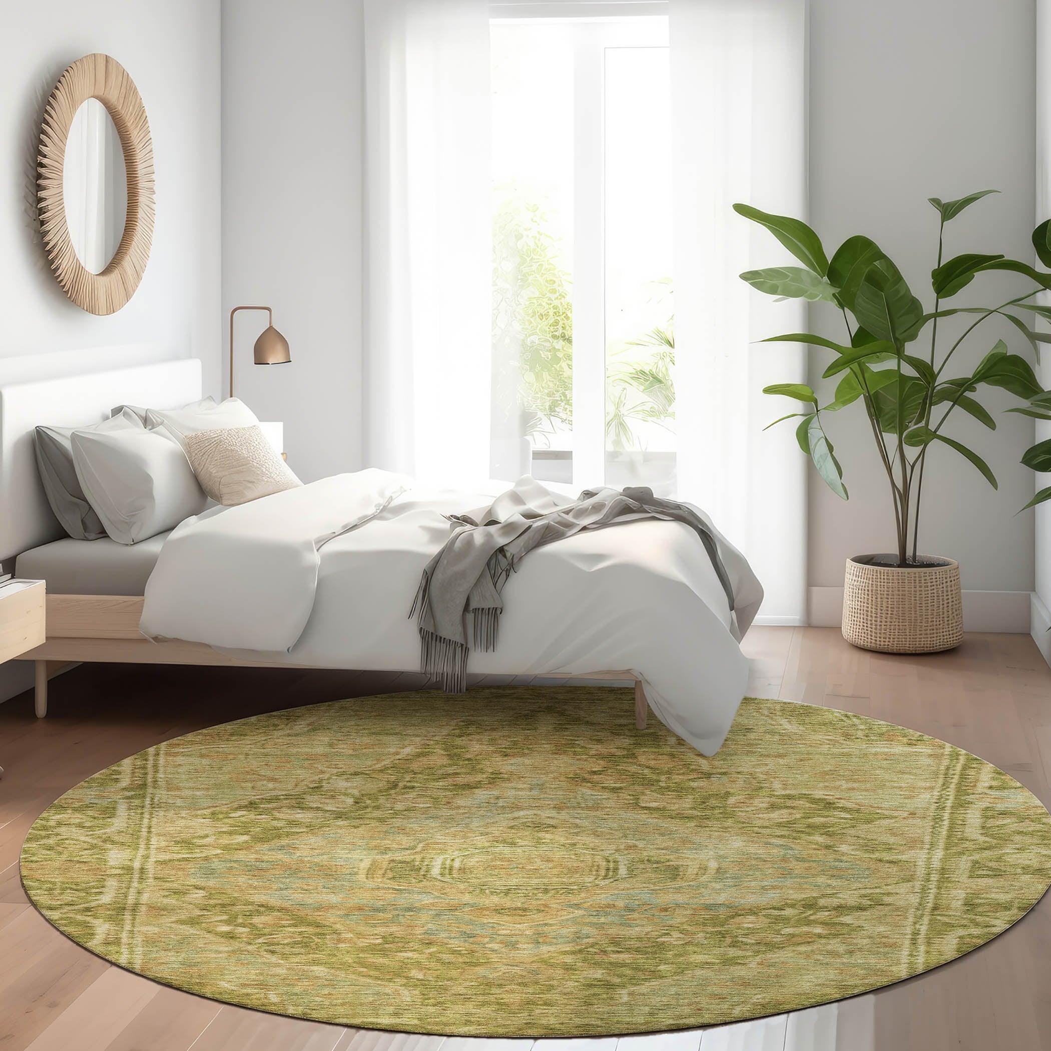 Addison Rugs Kaelanor Aloe Washable Indoor-Outdoor Rug