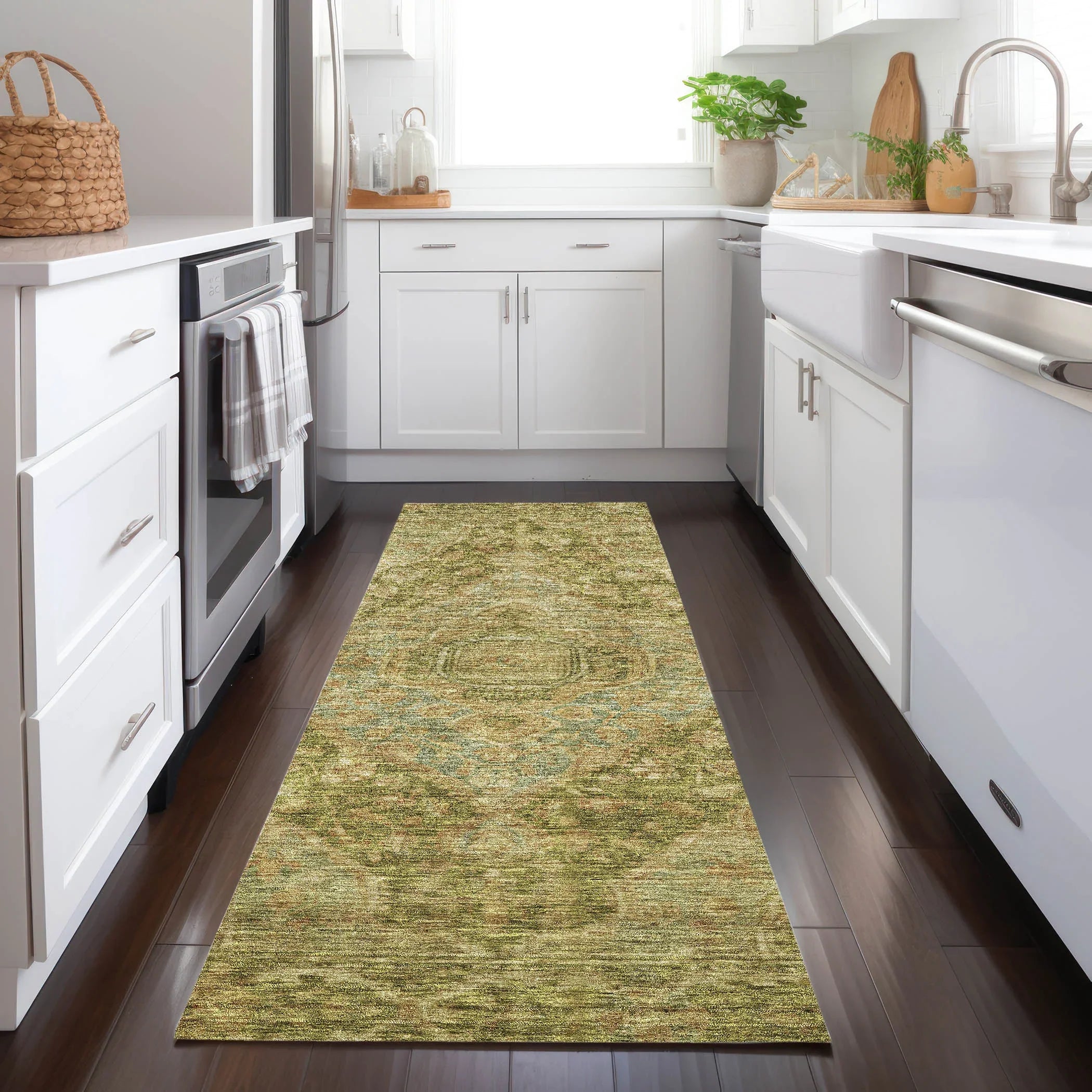 Addison Rugs Kaelanor Aloe Washable Indoor-Outdoor Rug