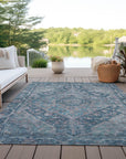 Addison Rugs Kaelanor Blue Washable Indoor-Outdoor Rug