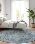 Addison Rugs Kaelanor Blue Washable Indoor-Outdoor Rug